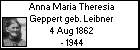 Anna Maria Theresia Geppert geb. Leibner