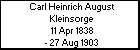 Carl Heinrich August Kleinsorge