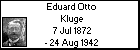 Eduard Otto Kluge
